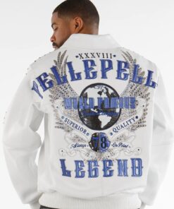 Pelle Pelle World Famous White Leather Jacket