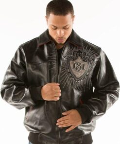 Pelle Pelle Platinum Jacket with Diamonds