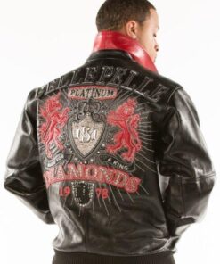 Pelle Pelle Platinum Jacket with Diamonds