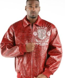 Pelle Pelle Eye Red Leather Jacket