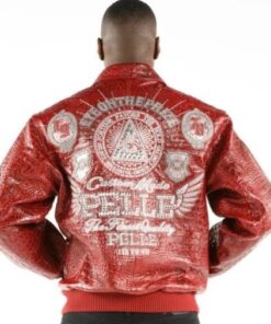 Pelle Pelle Eye Red Leather Jacket