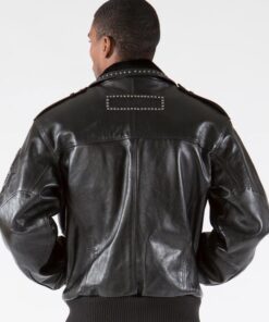 Pelle Pelle Varsity Biker Black Plush Jacket